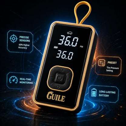 GUILE Portable Tire Inflator, 150 PSI Cordless Air Compressor Pump
