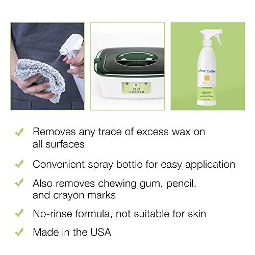 Clean + Easy Clean-Up Surface Cleanser Wax Remover Spray Pre-Waxing 16oz