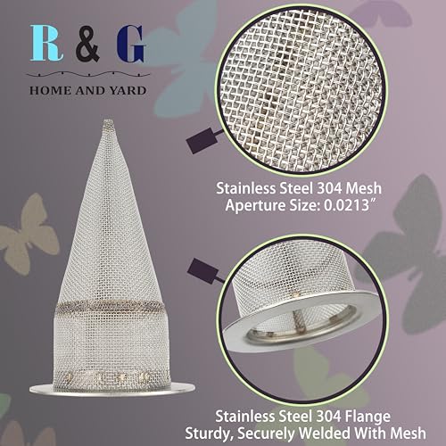 1 PC-Cone-Type Stainless Steel Spark Arrestor Screen 1.625”
