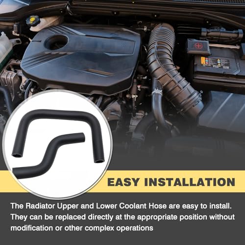 25415-F2500 2PCS Radiator Upper and Lower Coolant Hose