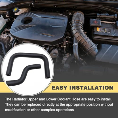 25415-F2500 2PCS Radiator Upper and Lower Coolant Hose
