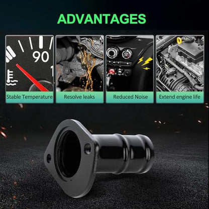 SCITOO Engine Coolant Thermostat Housing Fit for Chrysler Pacifica - size: 902-698