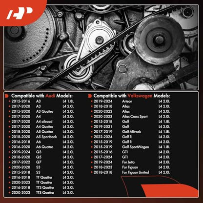 A-Premium Serpentine Belt 6-Rib 44.62 In