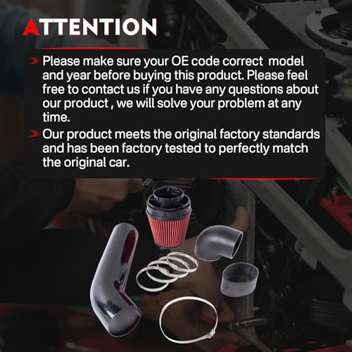 LS Swap Cold Air Intake Kit 92MM for LS1 LS2 LQ4 LQ9 Engines