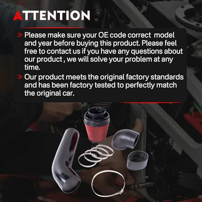 LS Swap Cold Air Intake Kit 92MM for LS1 LS2 LQ4 LQ9 Engines