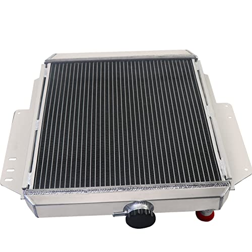 Radiator for 1985-1995 Suzuki Samurai Sierra Jimny Hardtop SJ410 SJ413 1.3L - size: 2 Row Radiator w/CNC Cap