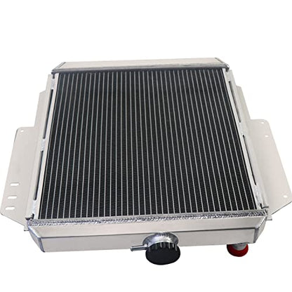 Radiator for 1985-1995 Suzuki Samurai Sierra Jimny Hardtop SJ410 SJ413 1.3L - size: 2 Row Radiator w/CNC Cap