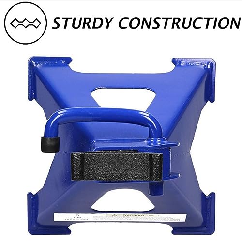 VickyHome 1 Pair of Metal Steel Car Jack Support Support Stand for Car Motorcycle Vehicle Lift Floor Jack Adjustable Height 29 cm to 43 cm
