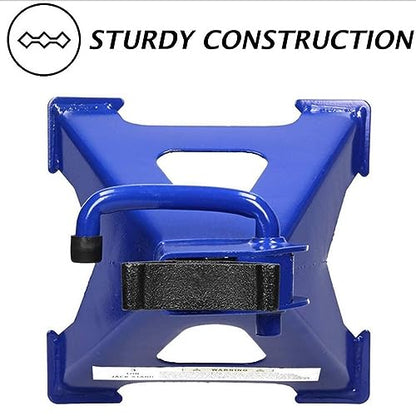 VickyHome 1 Pair of Metal Steel Car Jack Support Support Stand for Car Motorcycle Vehicle Lift Floor Jack Adjustable Height 29 cm to 43 cm