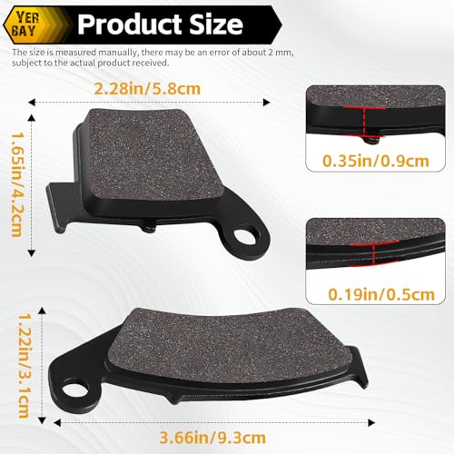 Motorcycle Front and rear Brake Pads for Honda CR 125/250 R 2002-2007/ CRF 250/450 R X 2004-2017