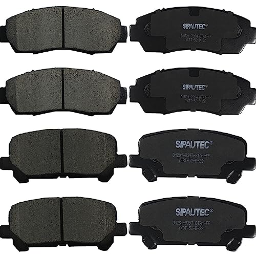 SIPAUTEC-Front & Rear Ceramic Brake Pads Replacement For 2019-2022 Honda Passport All models - style: 88D15210-88D12810