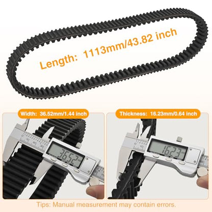Nilight Drive Belt 3211186 for Polaris Ranger XP 1000 RZR RS1 Aramid,1 Pack - size: Polaris Ranger XP/Crew XP/RZR RS1 3211186