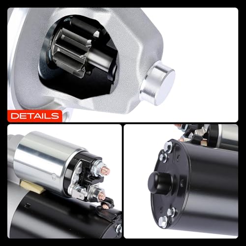 A-Premium Starter Motor, 12V 1.4KW 10 Teeth Clockwise