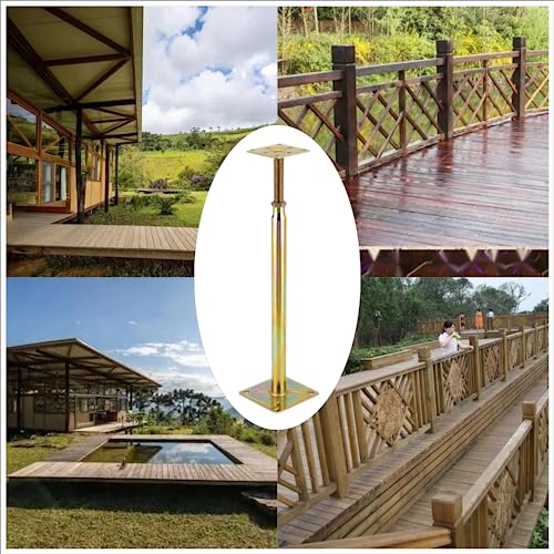 Adjustable Support Jack for The Floor,Post Floor Joist Jacks,Telescoping Jack for Temporary Support,Mini Screw Jack- Post 1'1.5" to 1'4.5"(2PACKS)