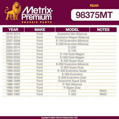 Metrix Premium Chassis Parts Sway Bar End Link Kit Fits Econoline Mexico - size: K80015 x2/ PAIR