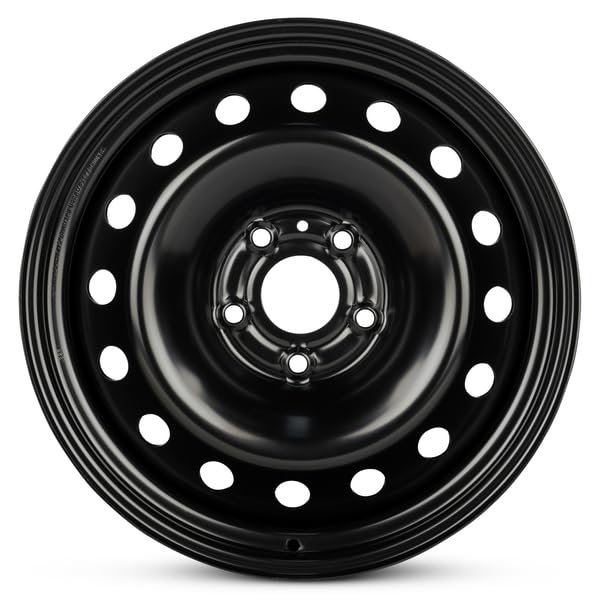 New OEM Replacement Wheel for 2002-2008 Dodge Ram 1500 20x8 inch Steel Rim Painted Black Fit 275/60R20 - size: 20x8 inch - OEM Replacement