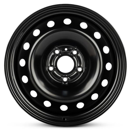 New OEM Replacement Wheel for 2002-2008 Dodge Ram 1500 20x8 inch Steel Rim Painted Black Fit 275/60R20 - size: 20x8 inch - OEM Replacement