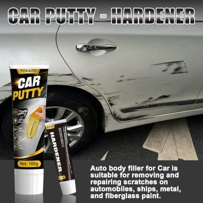 Auto Body Filler for Repair Dent & Scratch on Aluminum Fiberglass