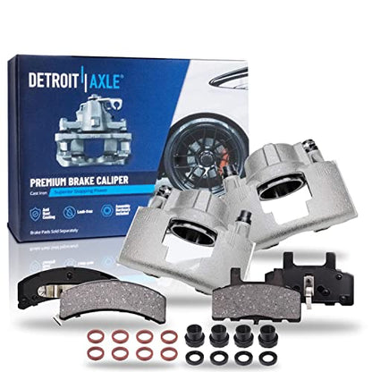 Detroit Axle - Front Brake Kit for Chevrolet GMC C2500 K1500 K2500 Savana - size: 4BP3700191/Kit