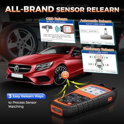 OTOFIX TireGO 808 TPMS Programming Tool, 2026 Upgrade Wi*Fi TPMS Scan Tool Relearn Activate All TPMS Sensors, TPMS Diagnostics&Reset, One Click Free Updating, Lifetime Update