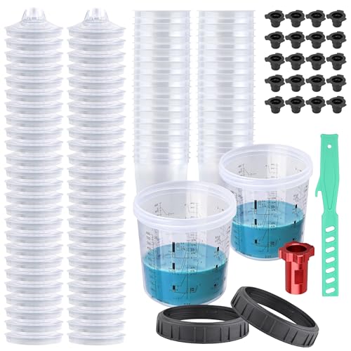 20 Ounce Disposable Paint Spray Gun Cups for Automotive Paint Gun - size: 20 ounce