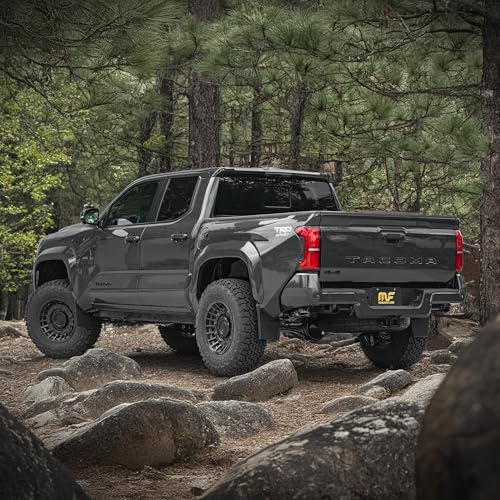MagnaFlow Performance Exhaust System 19678: Cat-Back, Overland Series, For 2024-2025 Toyota Tacoma 2.4L, Includes High Clearance Exhaust Tip and 4” Black Chrome Tip