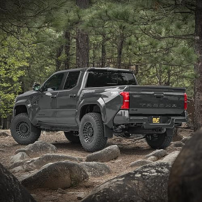 MagnaFlow Performance Exhaust System 19678: Cat-Back, Overland Series, For 2024-2025 Toyota Tacoma 2.4L, Includes High Clearance Exhaust Tip and 4” Black Chrome Tip