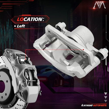 19B2090 Front Left Driver Side Disc Brake Caliper Assembly