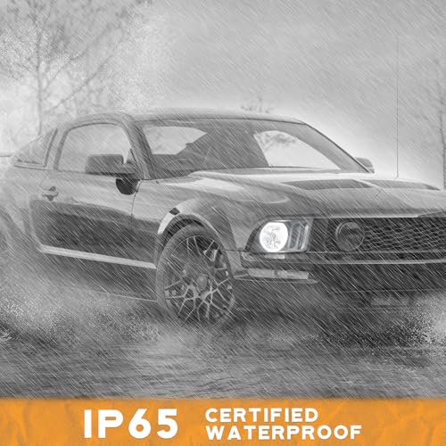 WEELMOTO LED Headlights for 2005-2009 Ford Mustang (NOT Fit factory Xenon)