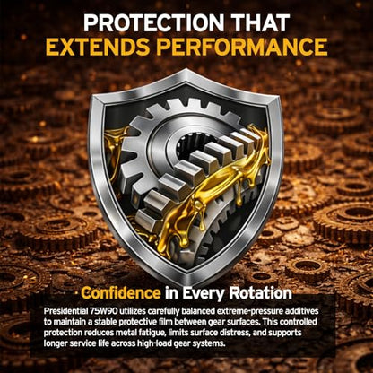 Presidential Premium Full Synthetic 75W90 Gear Lubricant GL-5 (5 gallons)