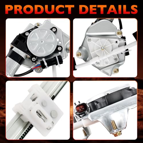 748-569 Rear Left Driver Side Power Window Regulator with Motor - size: 748-569