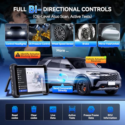 MUCAR 892BT OBD2 Scanner Diagnostic Tool+4PCS MUCAR VENU5 Tire Pressure Sensor