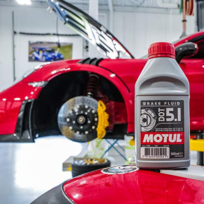 Motul Brake Fluid, DOT 5.1 (N-S) - 500ml (Pack of 2)