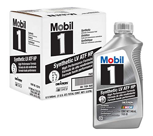 Mobil 1 Full Synthetic LV Automatic Transmission Fluid HP, 1 QT (Pack of 6)