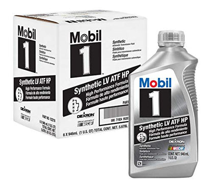 Mobil 1 Full Synthetic LV Automatic Transmission Fluid HP, 1 QT (Pack of 6)