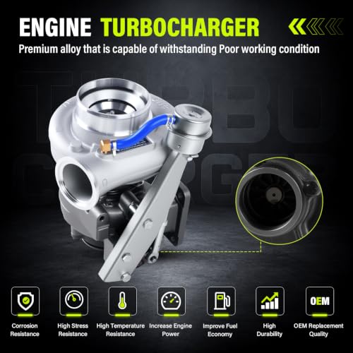 Turbo Turbocharger Kit for Dodge Ram 2500 3500 6L 8V 5.9 1999-2002 - size: 3592766