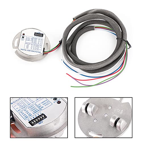 Topteng Motorcycle Single Fire Electronic Ignition Module fits for Harley Evolution, Ultima, Revtech, Shovelhead, & any Evolution