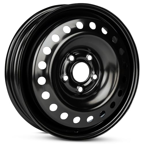 For 2013-2025 Nissan Sentra 16 Inch Powder-Coated Black Steel Rim - OEM Direct Replacement - Road Ready Car Wheel - size: For 2013-2025 Sentra - 16x6.5