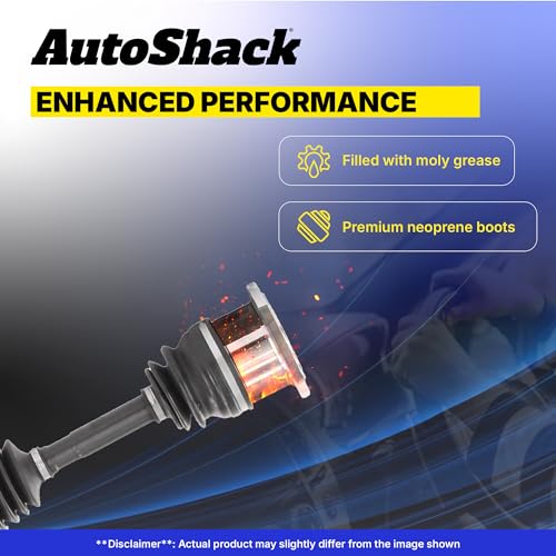 AutoShack 2 Front CV Axle Shaft Assembly