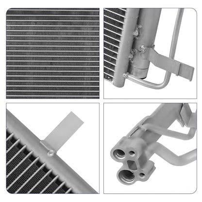 Air Conditioning A/C Condenser Compatible with Mazda 3# 3094, CN3094PFC, BPYK6148Z, BP4K61480D, BP4K61480B - size: OE:3094, BPYK6148Z, BP4K61480D, BP4K61480B
