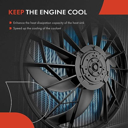 A-Premium Engine Radiator Cooling Fan Assembly
