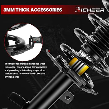 Richeer 172750 Front Strut Shock Assembly Compatible With 2014-2019 Escape - color: 172570, size: 2014-2019 Ford Escape Front Strut Assembly