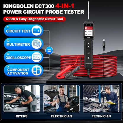 KINGBOLEN ECT300 Automotive Electrical Circuit Tester 16FT Cable