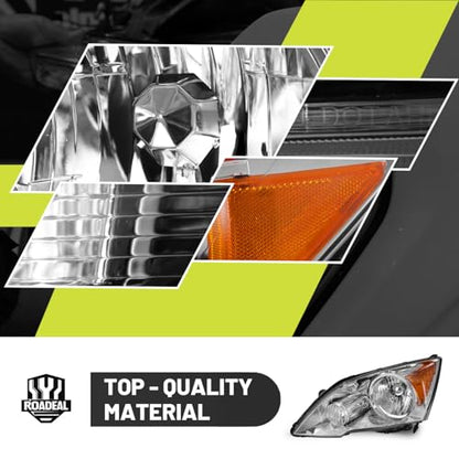 Headlights for 2007-2011 Honda CR-V EX, EX-L, LX, SE 4-Door
