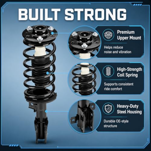 4PCS Front Strut Kit fit for Chevy Equinox GMC Terrain 2010-2017 - size: Fit for Equinox 10-17 4x Struts Assembly (170)
