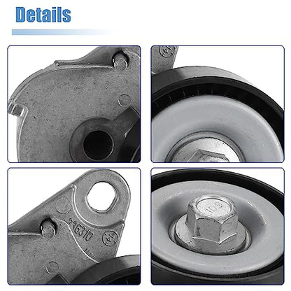 X AUTOHAUX Accessory Drive Belt Tensioner Assembly for Audi A3 1.8L 2015-2016 for Audi A3 Quattro 2.0L 2015-2016 2.0L No.06L903133D
