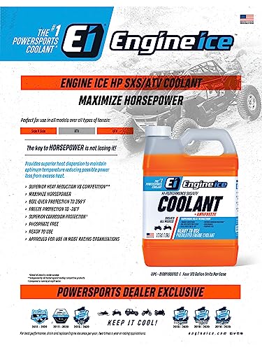 Engine Ice Hi-Performance SXS/ATV Coolant and Antifreeze Orange