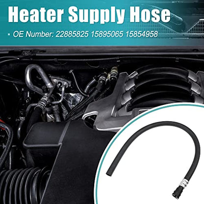 X AUTOHAUX HVAC Engine Heater Inlet Hose Assembly 22885825 15895065 15854958 for Cadillac Escalade ESV EXT for Chevrolet Suburban Tahoe for GMC Yukon 2007-2014 Heater Core Supply Hose