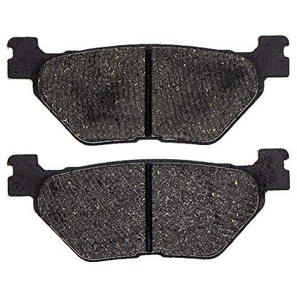 NICHE Front Rear Brake Pad Set for Yamaha 5JJ-W0045-00-00 Semi-Metallic - size: Semi-Metallic