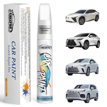 085 Eminent White Pearl Touch Up Paint for Lexus - color: Eminent White Pearl(085) for CT200h/ES200/250/300h/NX200/300/300h, style: For lexus